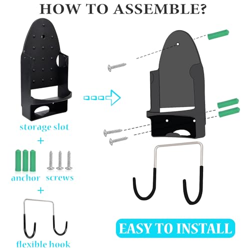 Wall Mounted Ironing Board Rack Electric Iron Holder - Image 6