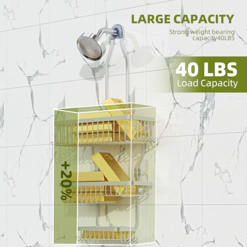 Simple Trending Shower Caddy Hanging, Shower Organizer - Image 6