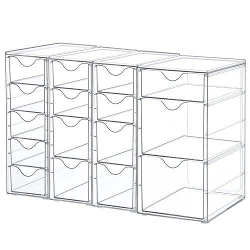 Vtopmart 4 Set Acrylic Desk Organizer with 16 Drawer | All Products - Image 2