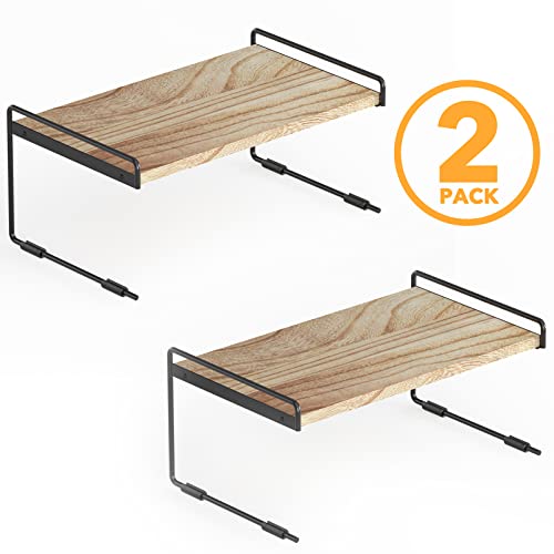 SpaceAid Cabinet Shelf Organizers 2 Pack, Kitchen Counter - Image 8