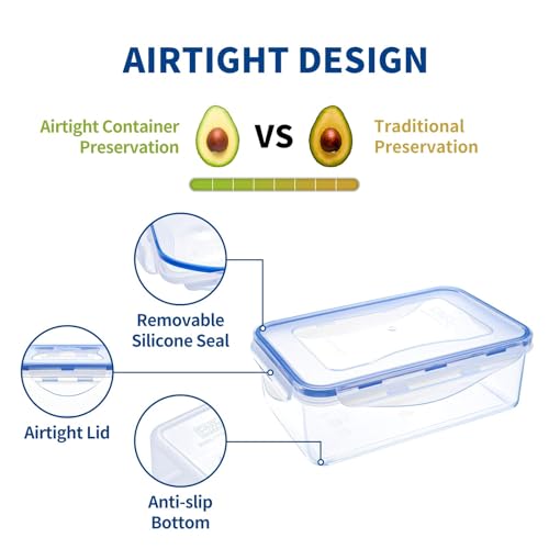 KIGI Food Storage Containers, Medium, Set of 3 (4.8 Cup) - Image 5
