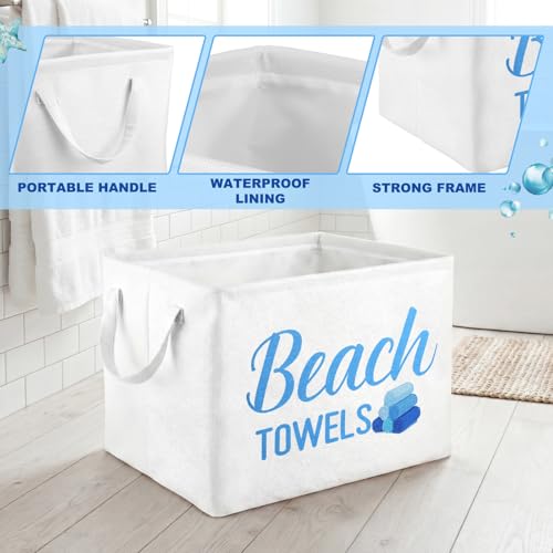 Yungyan Pool Towel Storage Basket Holder Organizer Bin - Image 5