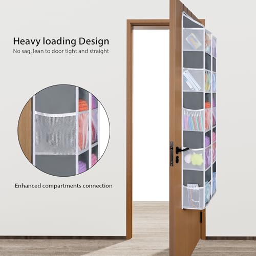 Univivi Hanging Yarn Storage Organizer with Side Pockets, 5 Tiers - Image 3