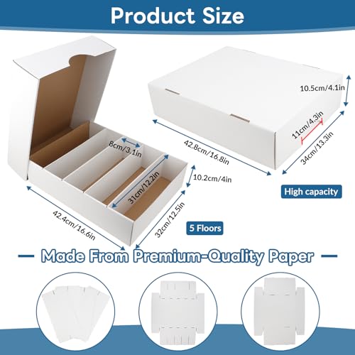 6 Pack Card Storage Box, 3700 Count Trading Card Storage - Image 3