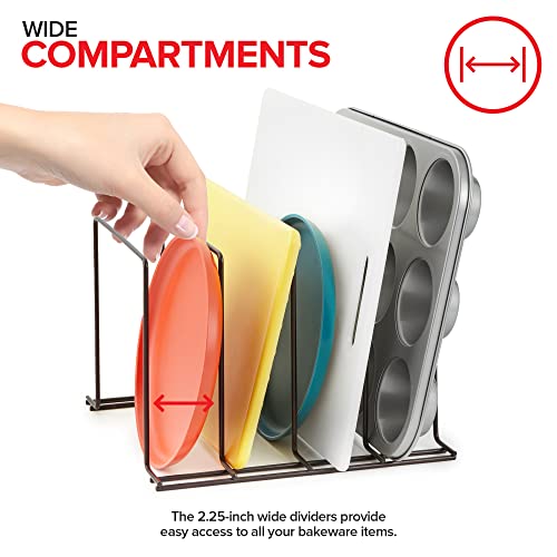 Stock Your Home Kitchen Cabinet Organizer, Bronze (2 Pack) Steel - Image 5