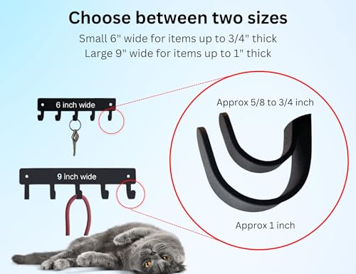 Twin Cats Key Rack & Hanger - Large 9 inch - Image 4