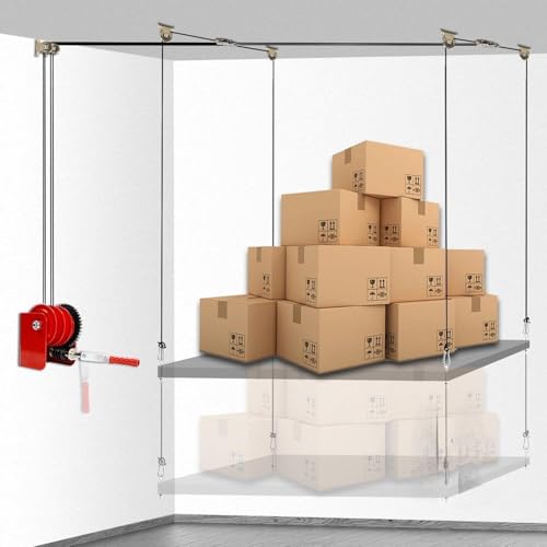 Heavy-duty Overhead Garage Storage Lift Hoist for Organization - Image 2