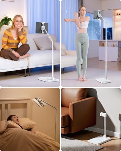 Viozon Tablet Floor Stand, Height & Angle Adjustable Tablet - Image 3