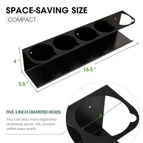 Touri 4 Pcs Spray Can Holder, Able to Hold 20 Cans - Image 4