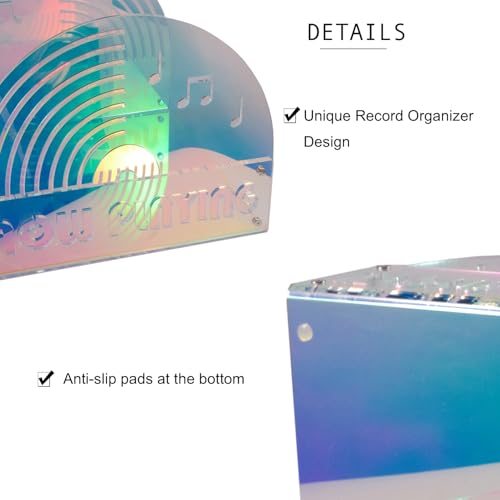 Acrylic Vinyl Record Storage Holder for 35 LPs, Now - Image 4