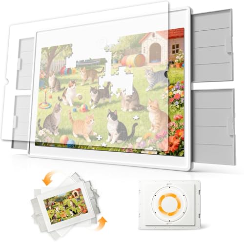 PITAPITA Rotating Jigsaw Puzzle Board for 1500 Pieces - Image 2
