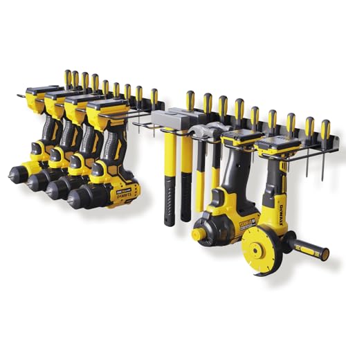 2 Pack Drill Holder, Power Tool Organizer Wall Mount - Image 2
