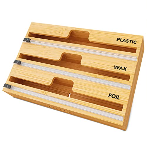 SpaceAid WrapNeat 3 in 1 Wrap Organizer with Cutter | All Products - Image 2