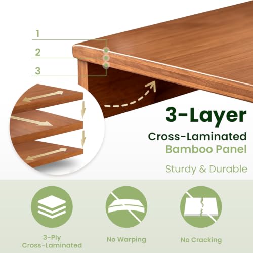 Bamboo Wire Shelf Covers for Wire Shelving, 30" W X 16" D, 4 PCS - Image 5