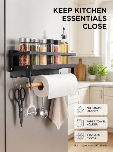 Magnetic Spice Rack for Refrigerator Fridge Side Organizer - Image 4