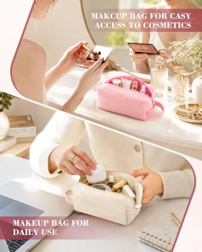 Small Makeup Bag for Women Travel Toiletry Bag Cosmetic Pouch - Image 6
