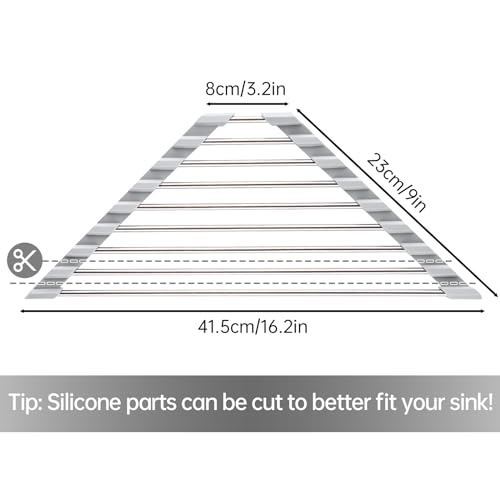 Tomorotec Triangle Roll-Up Dish Drying Rack for Sink | All Products - Image 5