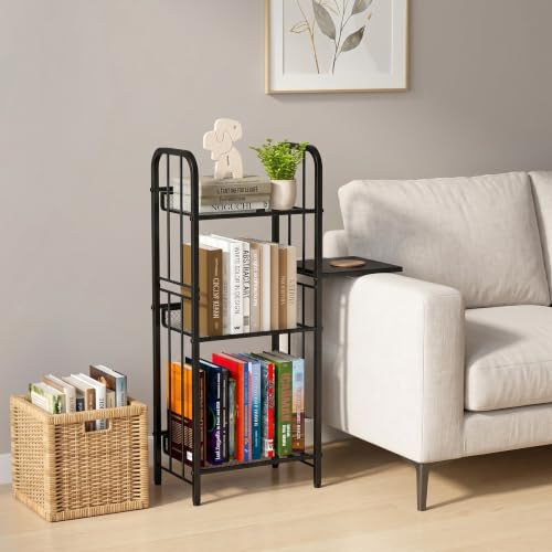 Bookshelf Storage Shelf Bookcase Freestanding Storage Stand - Image 5