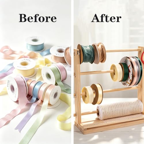 Ribbon Storage Rack Spool Holder Organizer Sewing Craft - Image 6