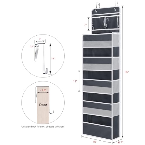 Univivi Over the Door Organizer for Baby Essential, 6-shelf - Image 4