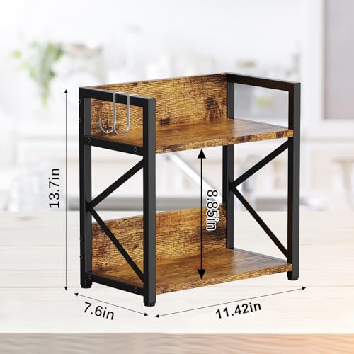 Spice-Rack-Organizer-Shelf for Kitchen Counter, 2 Tiers - Image 8