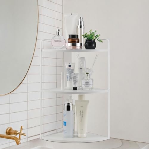 Corner Bathroom Counter Organizer, Vanity Counter Storage Shelf - Image 8