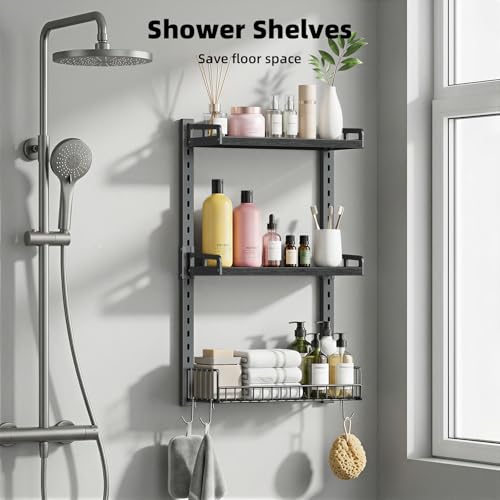 3 Tier Bathroom Shelves Over Toilet - Wall Mounted | Home Organization - Image 6