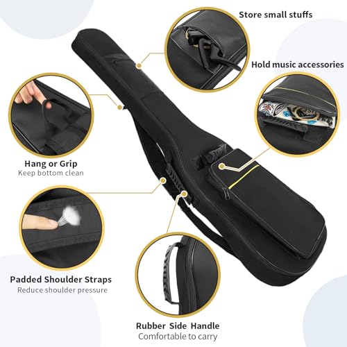 Electric Guitar Bag 0.35 Inch Thick Padded Gig Bag Soft - Image 6