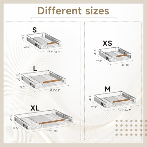 16.3~26.3"x17.3" Pull Out Cabinet Organizer，1Pack | Home Organization - Image 5