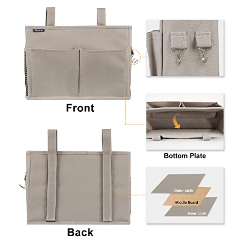 Surblue Bedside Caddy Hanging Bed Organizer Storage Bag Pocket - Image 3