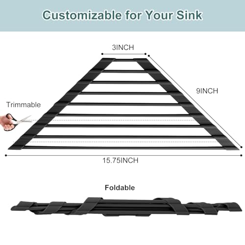 MERRYBOX Triangle Roll Up Dish Drying Rack Over The Sink, 2025 - Image 4