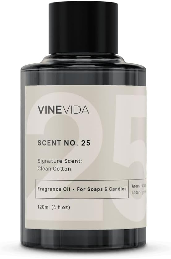 VINEVIDA [4oz] Scent No.25 Fragrance Oil for Candle & Soap Making - Natural Candle Scents Made in USA