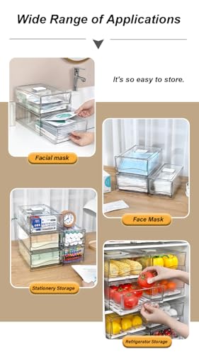 Refrigerator Organizers and Storage Drawer, Stackable Fruit - Image 7