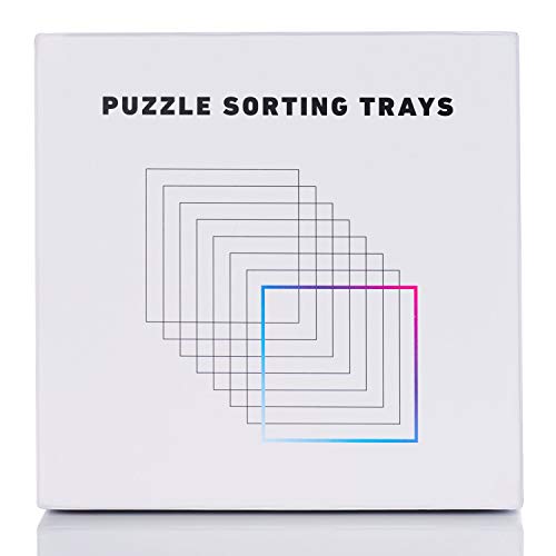 8 Puzzle Sorting Trays with Lid 10" x 10" - Portable - Image 4