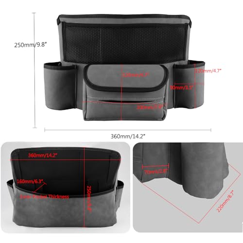 Car Organizer, Leather Large Capacity Car Purse Hold | All Products - Image 2