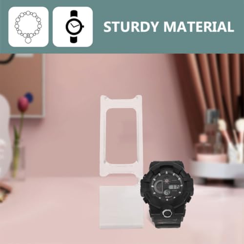 50pcs Watch Display Stand for Jewelry Plastic L Shaped - Image 8