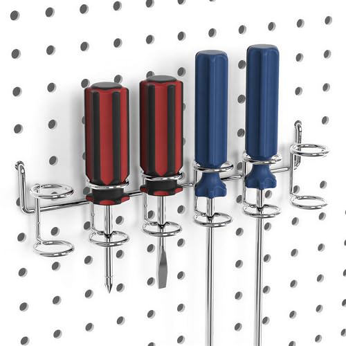 FRIMOONY Pegboard Hooks Assortment with Pegboard Bins, Peg Locks - Image 7