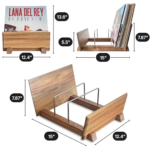 Vinyl Record Holder Stand & Storage Rack - Image 4