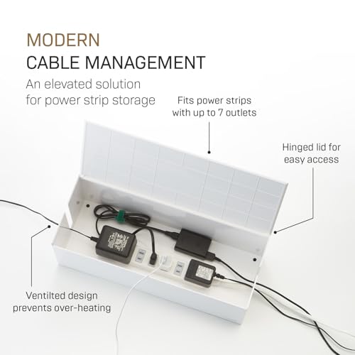 Yamazaki Home Cable Management Box – Cord Organizer | All Products - Image 4