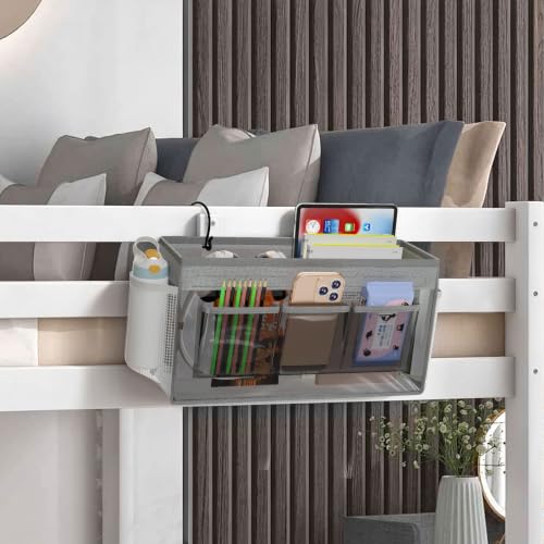 Clear PVC Bedside Caddy, Hanging Storage Organizer | Home Organization - Image 3