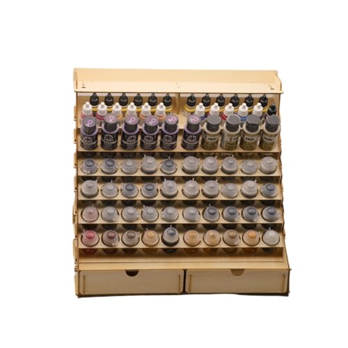 Craft Paint Storage-Modular Paint Organizer - Holds 74 Bottles - Image 3