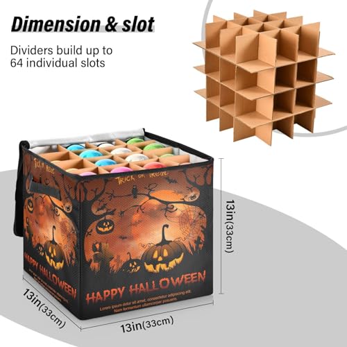 YETTASBIN Halloween Pumpkin Large Christmas Ornament - Image 3
