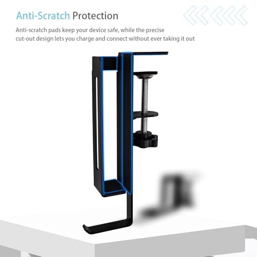 IFCASE No Drill Adjustable Desk Side Laptop Mount | Phone & Computer - Image 5