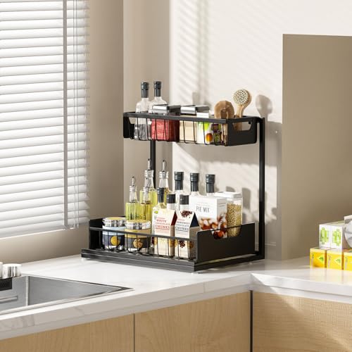 Ceetug Under Kitchen Sink Organizers and Storage, Black, 1 Pack - Image 5