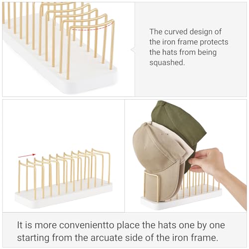 Mkono Hat Organizer for Baseball Caps, Hat Holder Storage - Image 5