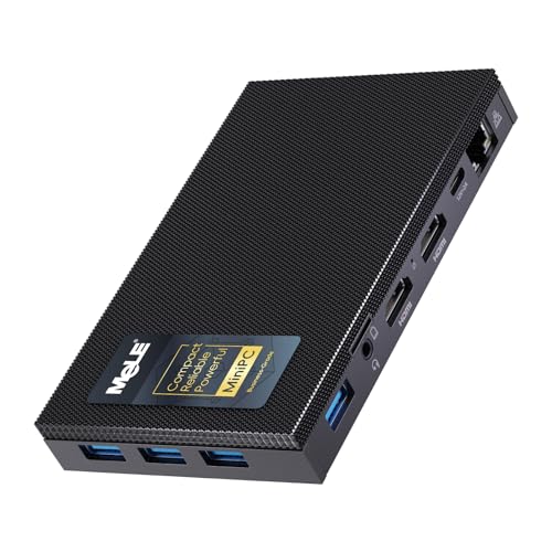 MeLE Quieter3Q Fanless Mini PC, N5100 8GB RAM 256GB Storage - Image 2