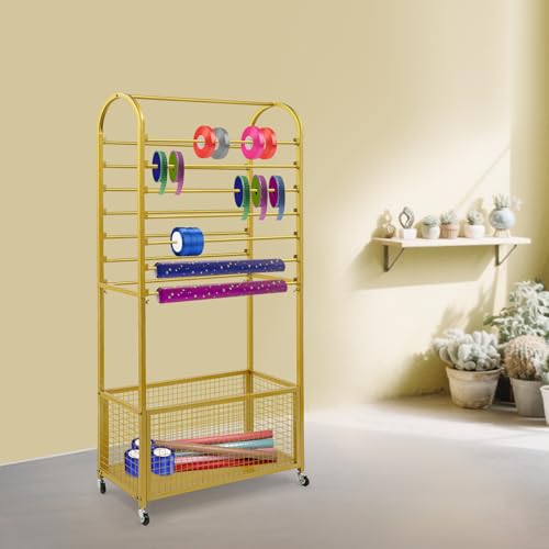 JOMCYDM Black Double-Sided Vertical Ribbon Holder | Home Organization - Image 5