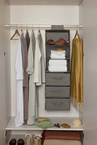 Amazon Basics 6-Tier Hanging Closet Organizer with Removable - Image 3