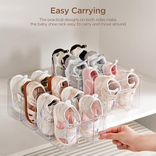 HBlife Clear Acrylic Kids Shoe Rack for Closet Organ | All Products - Image 6