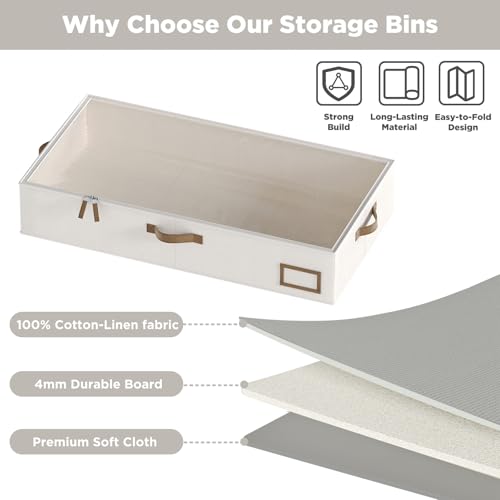 Under Bed Storage, Under Bed Storage Containers Bins for Clothes - Image 5